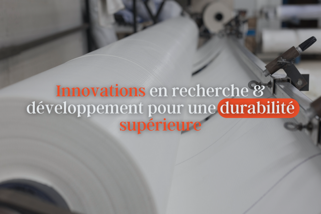 Innovations en recherche et développement pour une durabilité supérieure